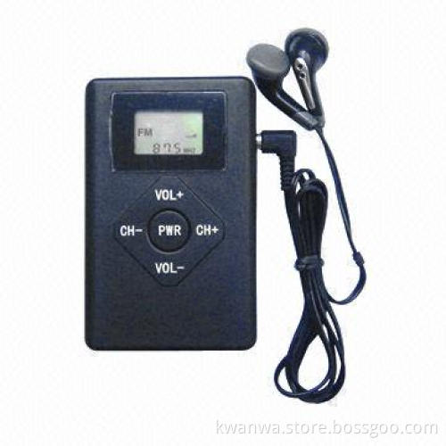 70 to 108MHz 1 to 99 Digital Receiver with LCD Screen and Fixed Channels